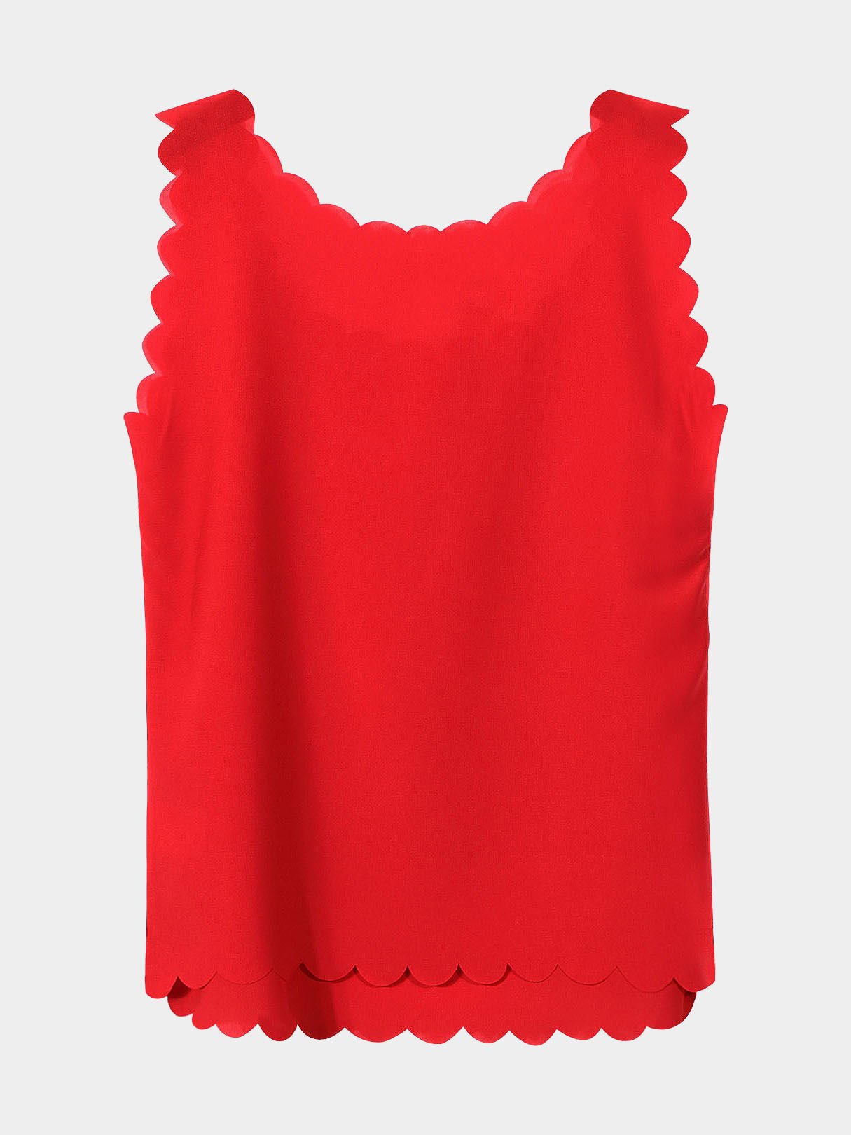 NEW FEELING Womens Red Camis