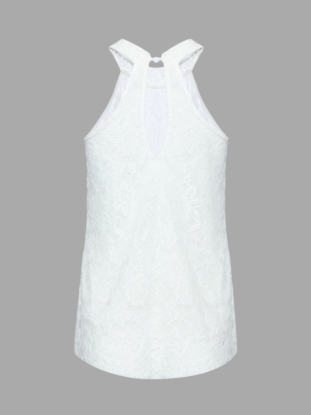 NEW FEELING Womens White Camis
