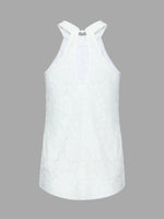 NEW FEELING Womens White Camis