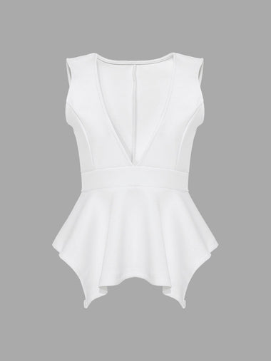 Wholesale Deep V-Neck Vest Top 