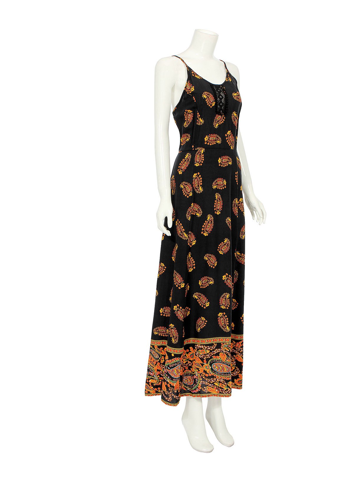 OEM Ladies Black Maxi Dresses