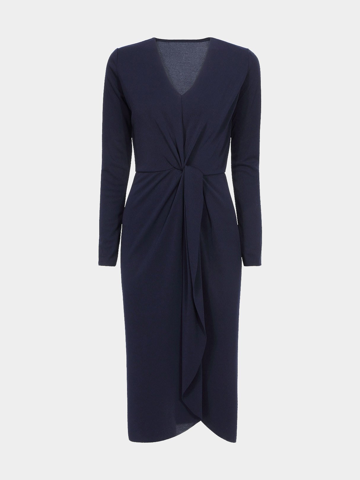 Wholesale Black Pleated Detail Sexy Dress