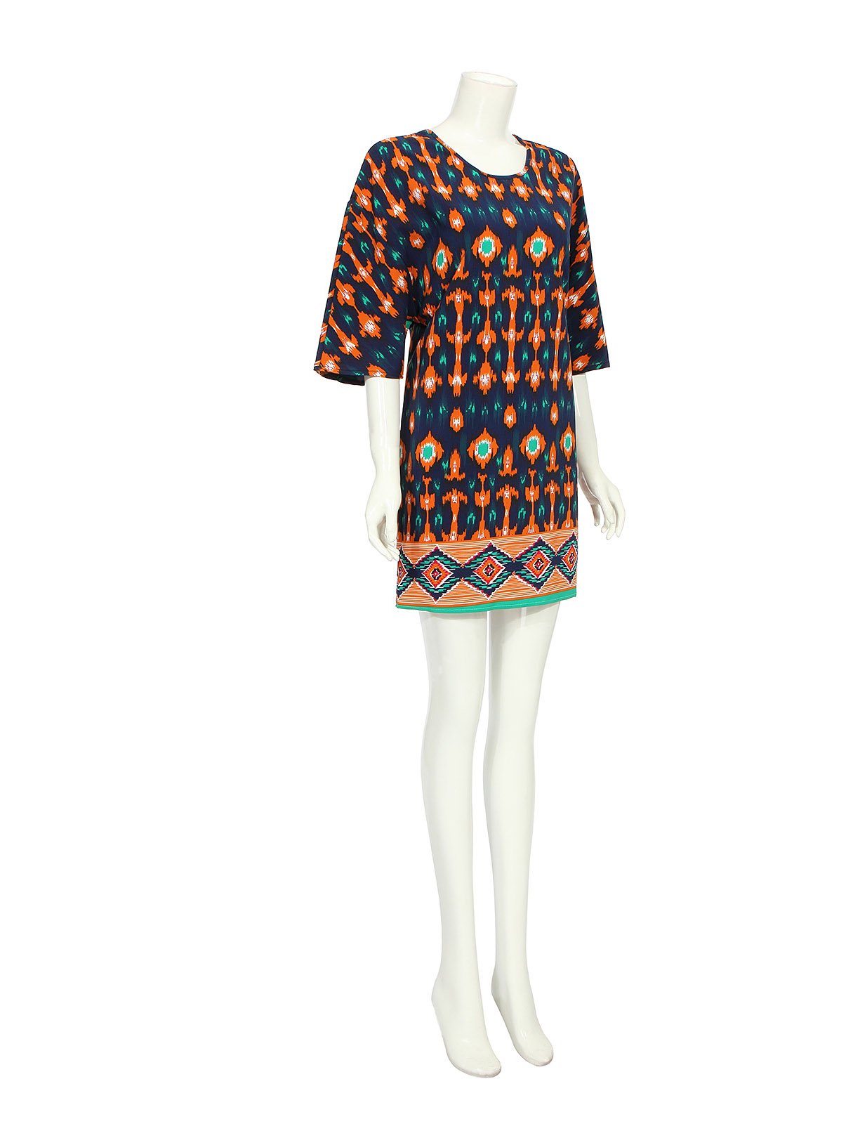 OEM Ladies Floral Shirt Dresses