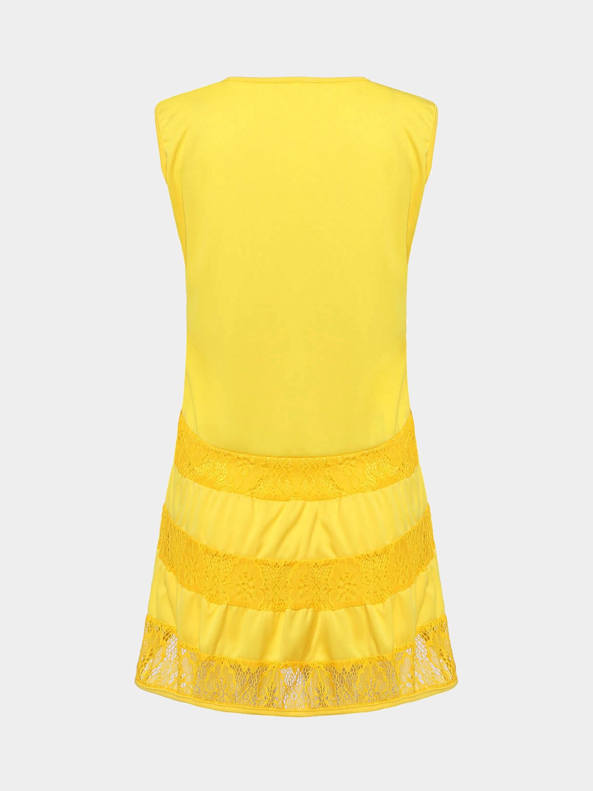 NEW FEELING Womens Yellow Casual Dresses
