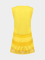NEW FEELING Womens Yellow Casual Dresses