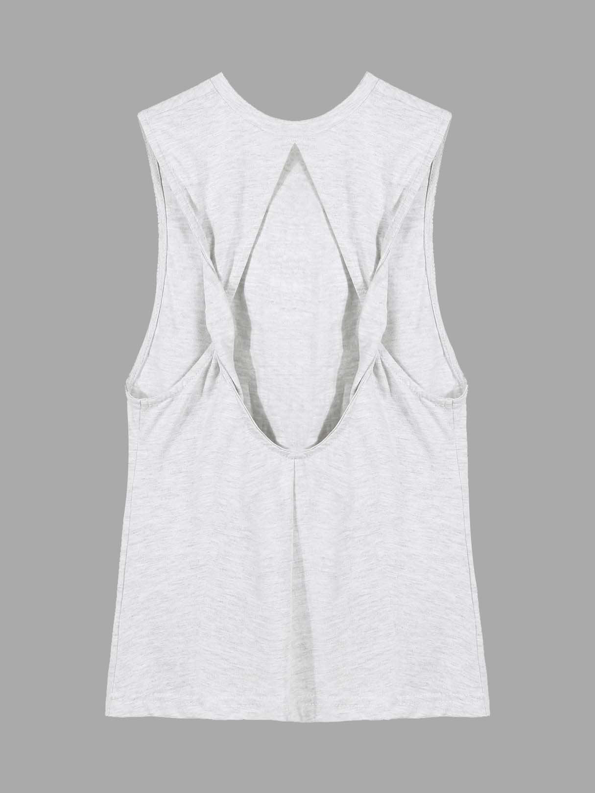 NEW FEELING Womens Gray Camis
