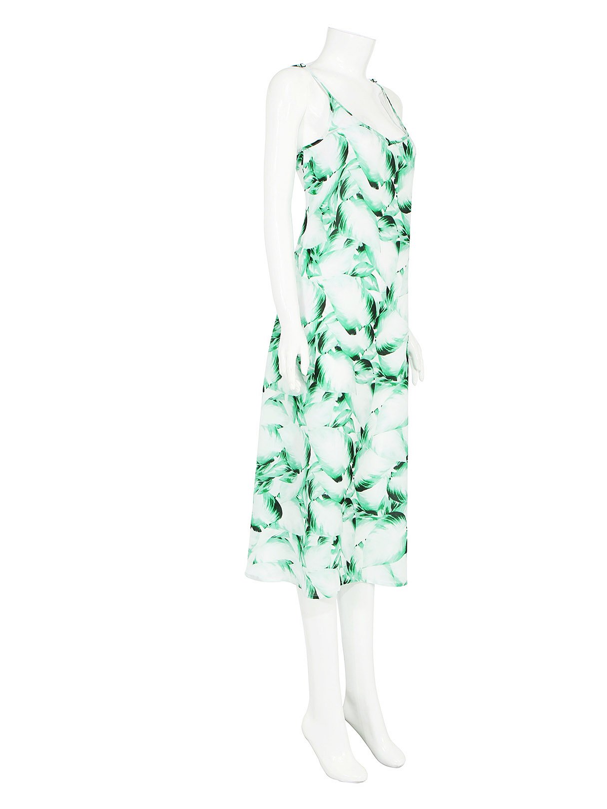 OEM Ladies Green Maxi Dresses