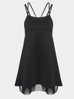 Wholesale Black Spaghetti Strap Mini Dress