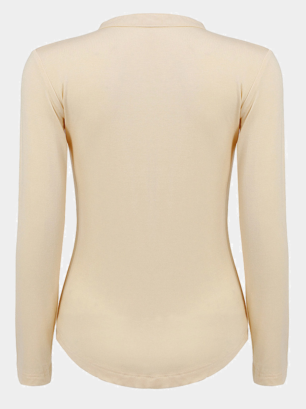 NEW FEELING Womens Light Yellow T-Shirts