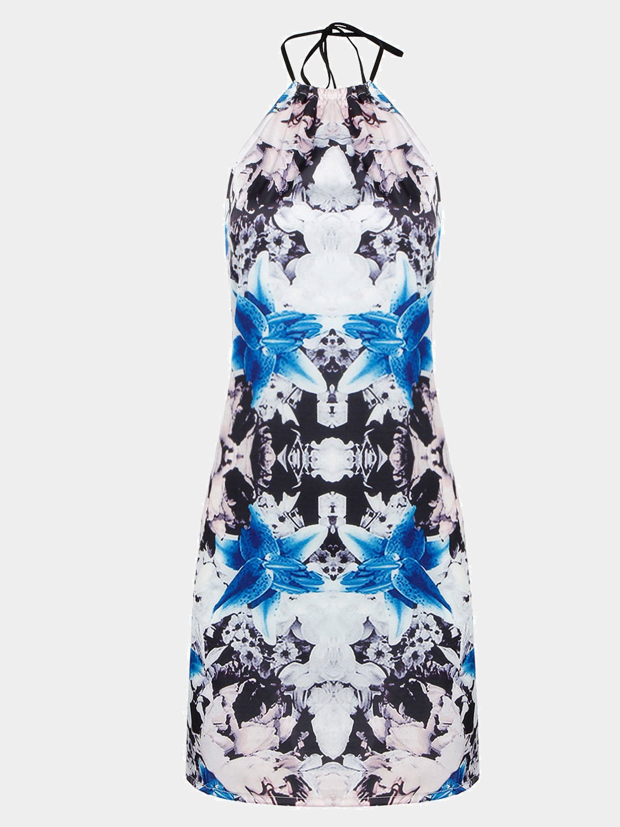 Wholesale Floral Print Symmetry Dresses 