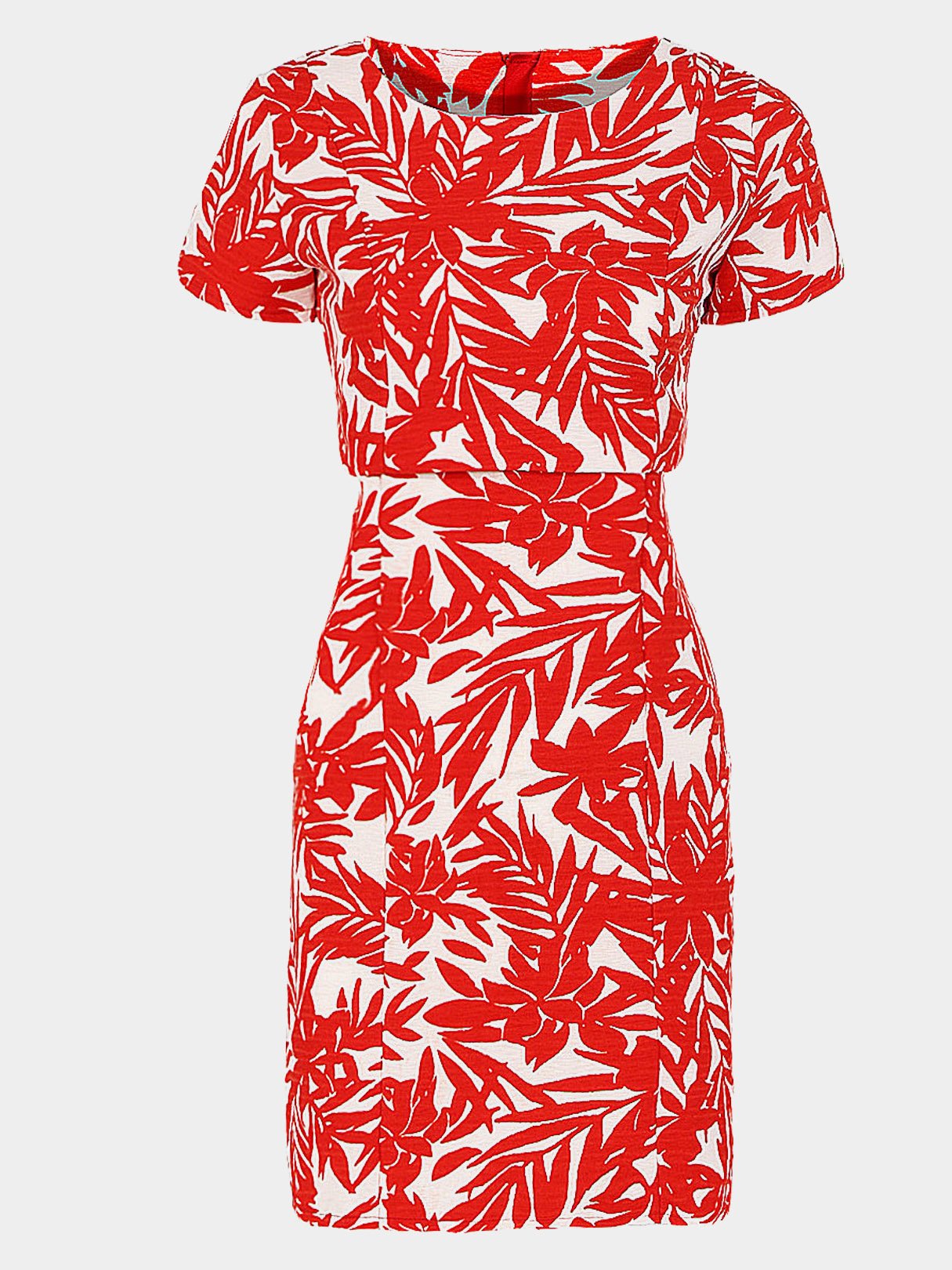 Wholesale Red Floral Print Sexy Dress
