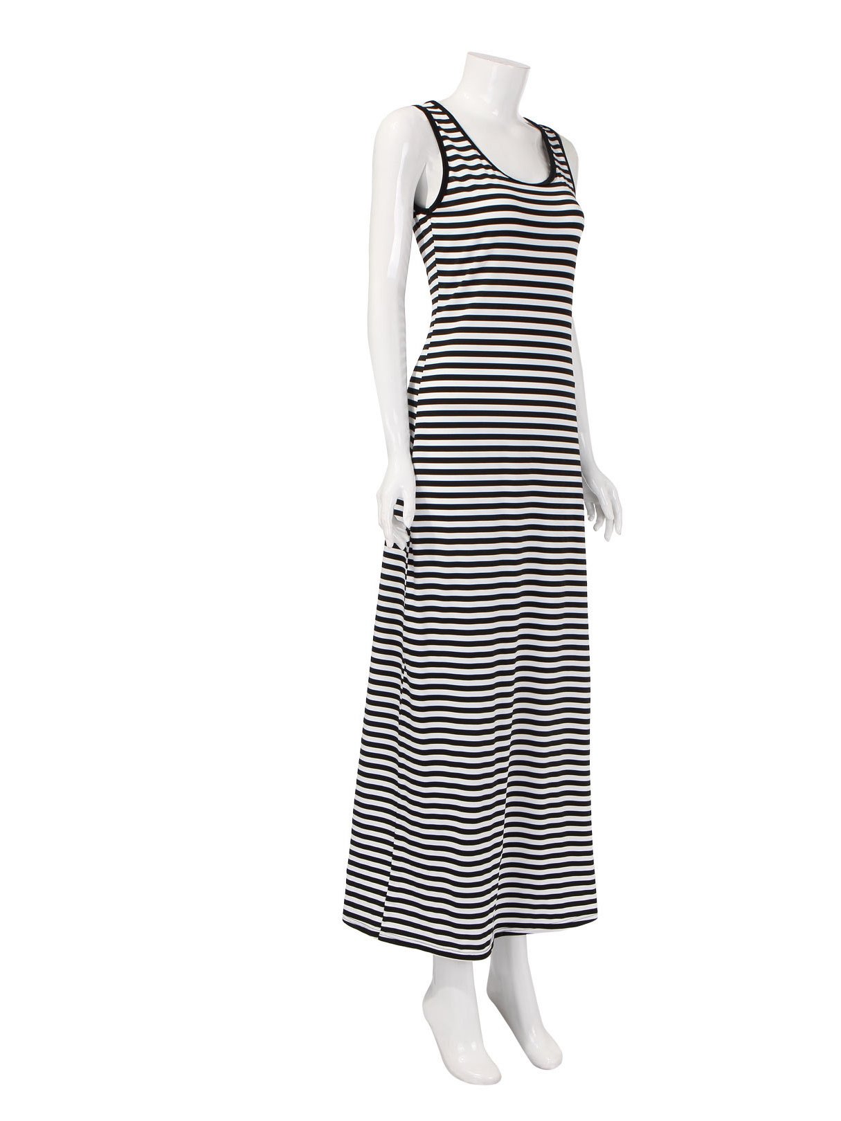 OEM Ladies Striped Maxi Dresses